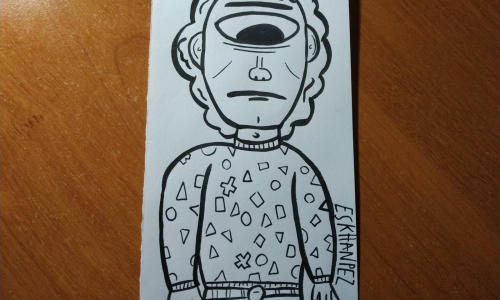 Back in the 90's he was a famous cyclop